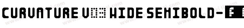 Curvature v03 Wide Semibold字体转换